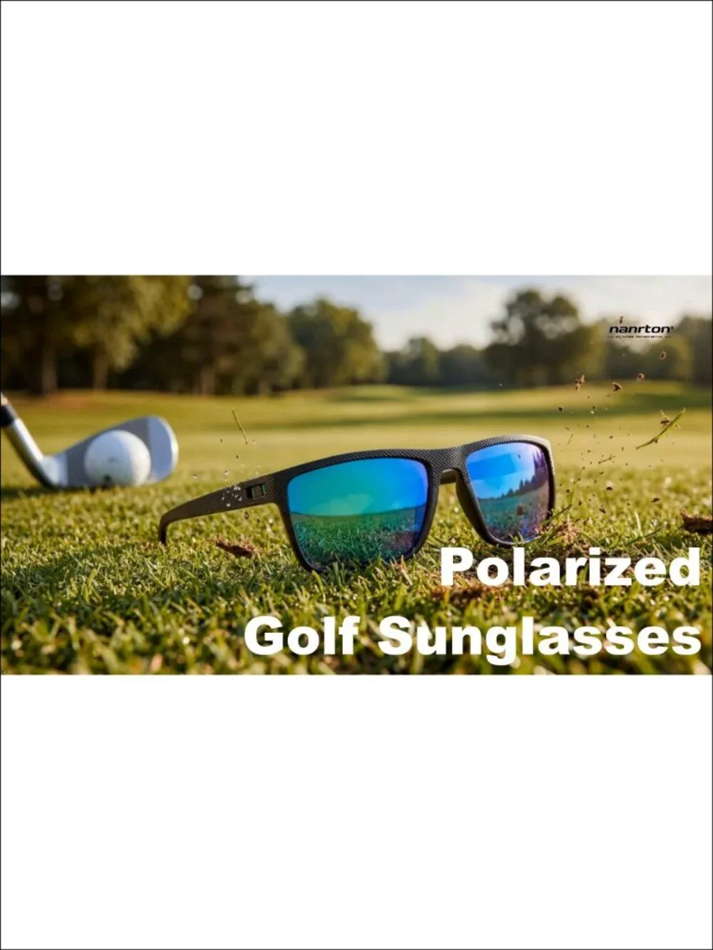 Polarized UV400 Golf Sunglasses Lightweight Sport Eyewear for Ball Tracking